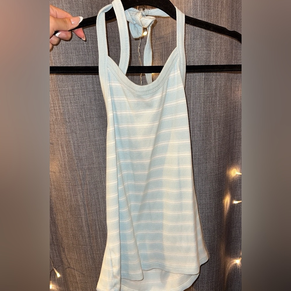 HALTER TOP BABY BLUE